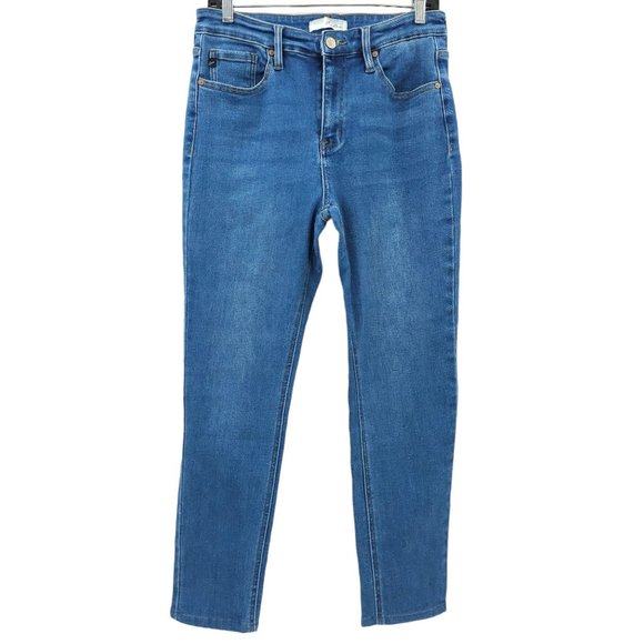 KanCan Skinny Ankle Jeans High Rise Super Stretchy Womens Size 11 - 29 Med Wash - Picture 1 of 10